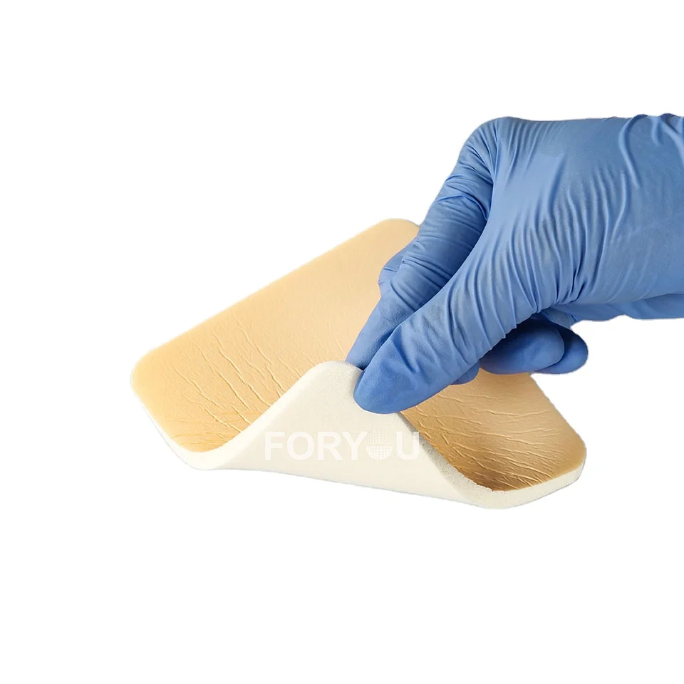 
Medical silicone Ag foam dressing for wound care 