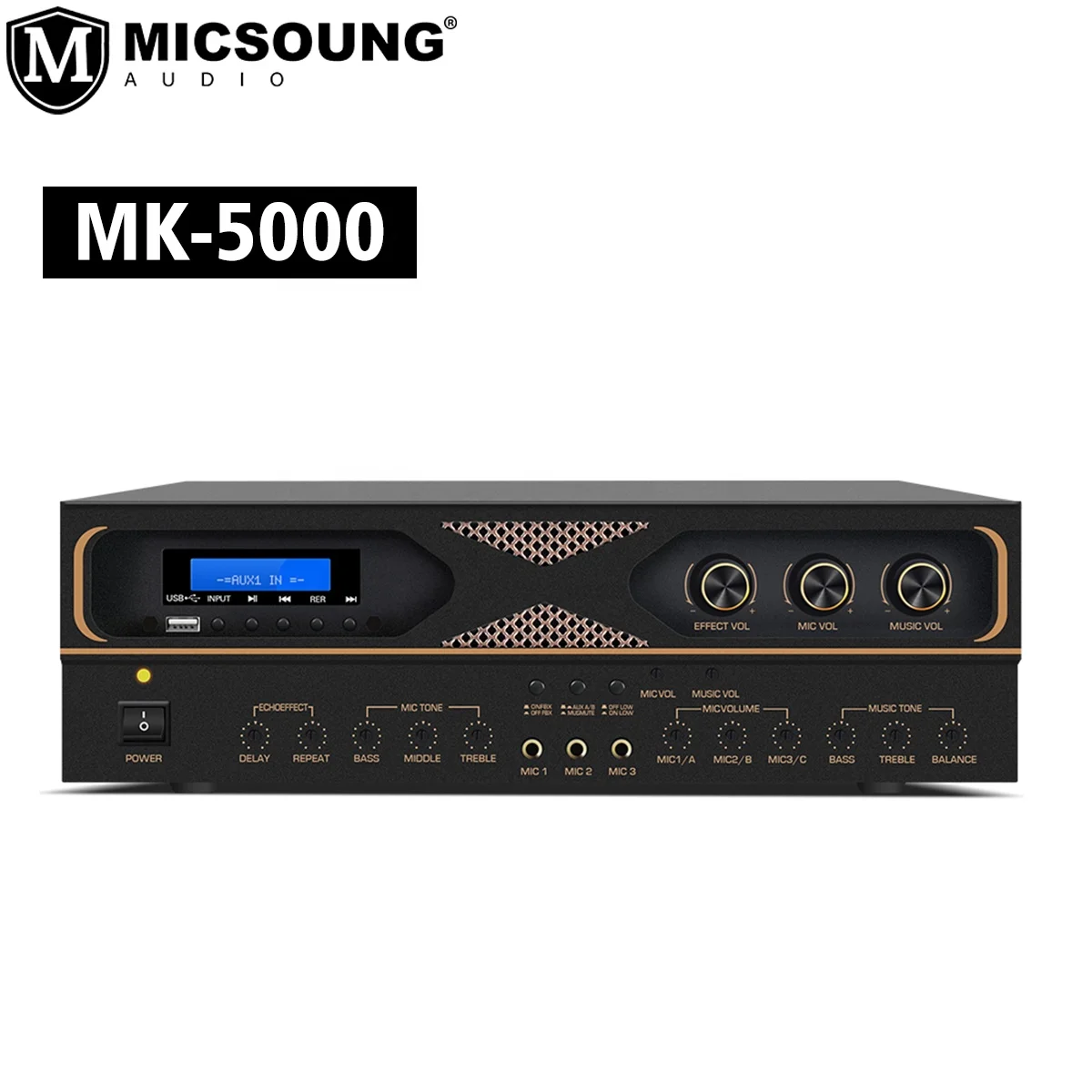 MK-5000 Professional High Power Digital Karaoke Amplifier DJ Speaker For Disco Bar Club Home Theatre