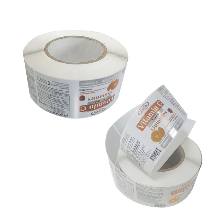 NEW ARRIVAL Wockhardt Multi Layer Folding Booklet Cough Syrup Bottle Labels Wockhardt Plain Sticker Labels