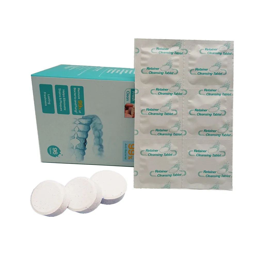 Oral Care Concentrated Denture Cleaner Tablet Retainer Cleaning Tablets Denture Cleansing