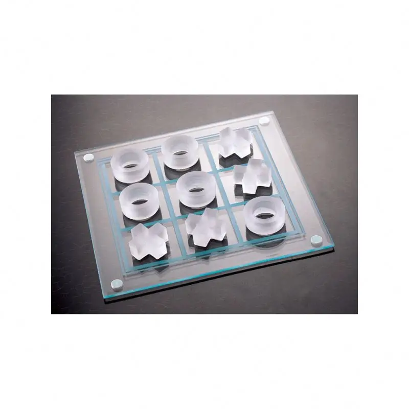 Hot Selling Indoor Game Glass Tic Tac Toe
