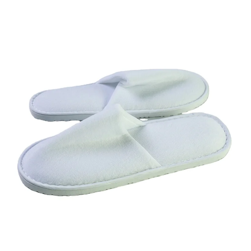 Comfort and durability custom personalized fancy embroidered winter warm coral velvet anti slip hotel slippers shoes