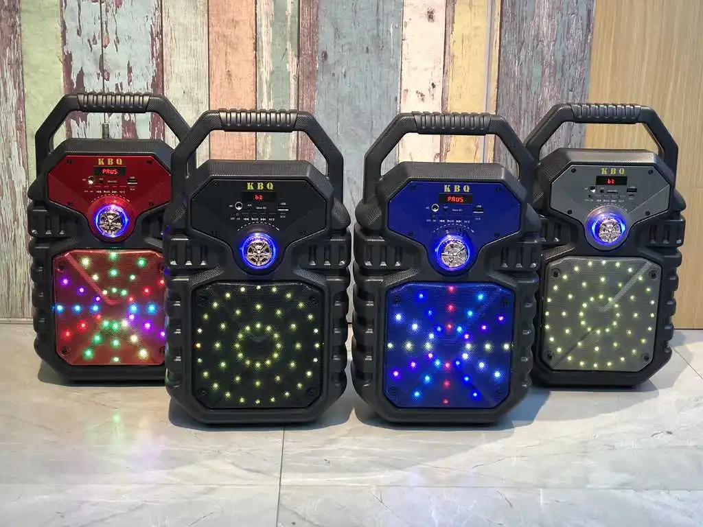 Subwoofer Heavy Bass Speaker Home Theater System Hifi Audio Rgb Lighting Stereo Sound Bluetooth Usb Fm Radio Karaoke Speaker