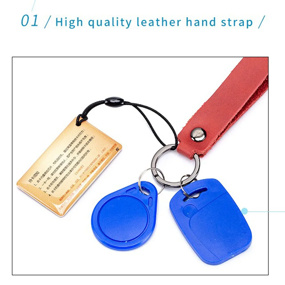 Genuine Leather Keychain Key Chain Holder Ring Strap Keys Fob For Men Women Promotion Gift Blank Pu Leather Keychains Lanyard