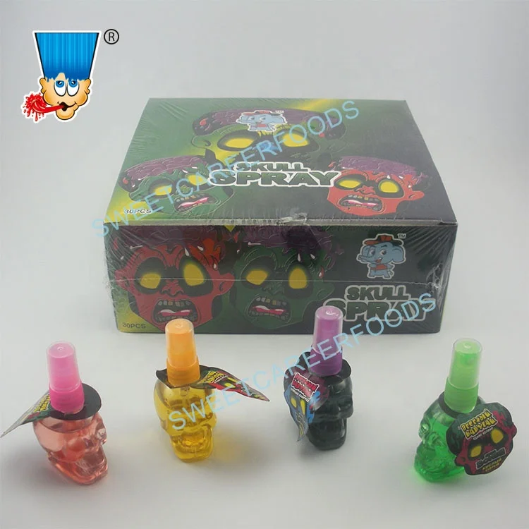 
Skull Shape Sour Liquid Spray Candy 