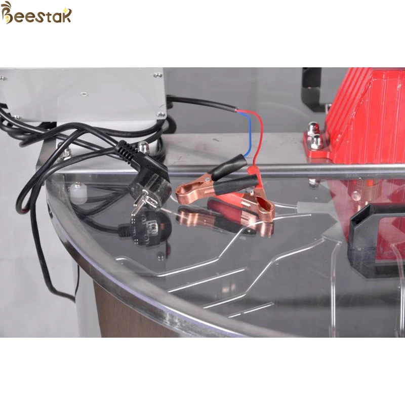 8 рамка Реверсивный радиальные пчелиный мед машинной обработки Электрический ручной переключатель 12V с тремя объективами мед экстрактор для продажи