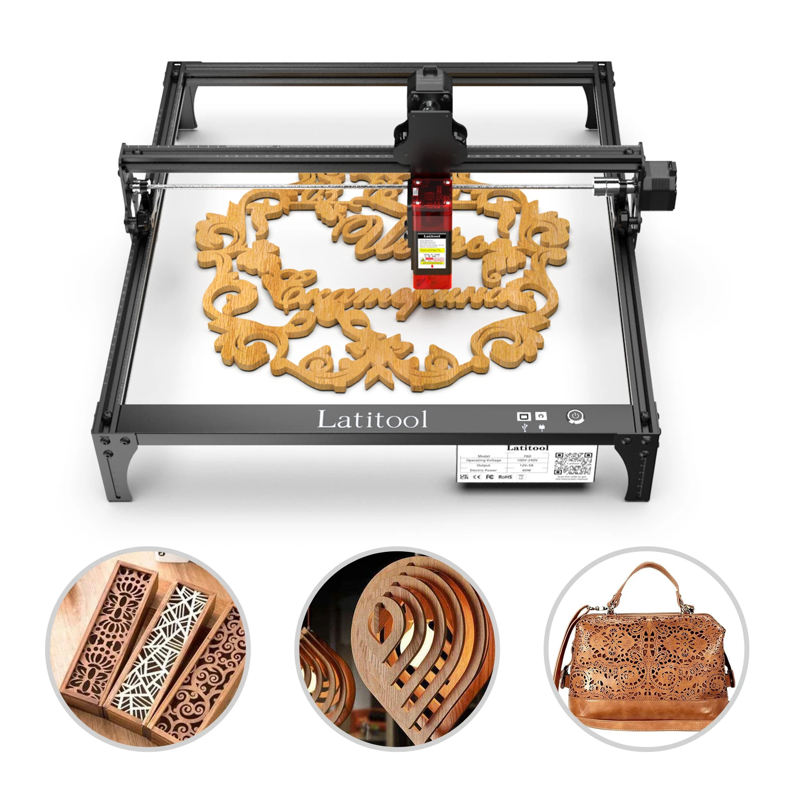 Hot Sale 10W Desktop Laser Engraver Machine Clothing Laser Cutting Machine Laser Cutting Machine For Nonwovens and Leather