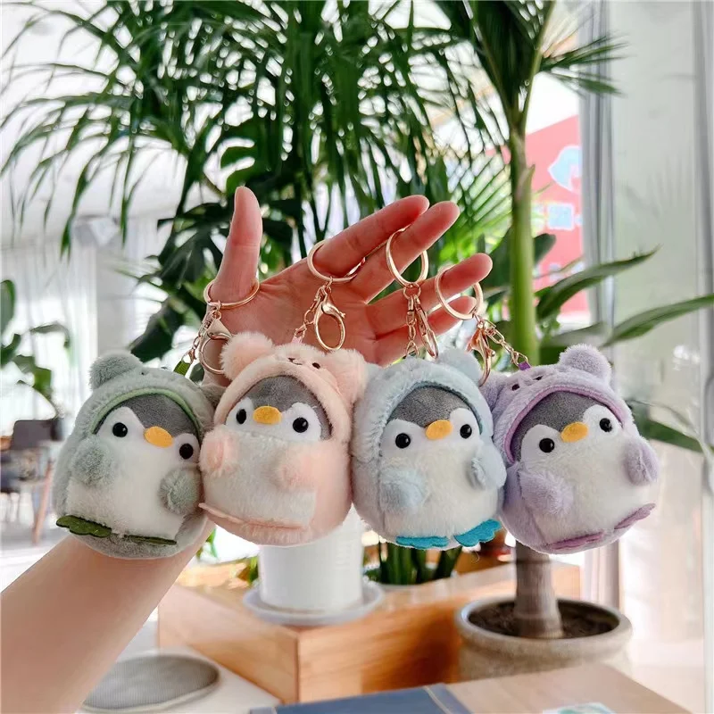 Kawaii брелок плюшевая игрушка пингвин мягкие игрушки животных мини плюшевые брелки