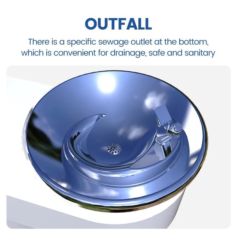 IUISON Factory Supply Commercial Outdoor Pure Water Floor Standing Water Drinking Fountain For Park
