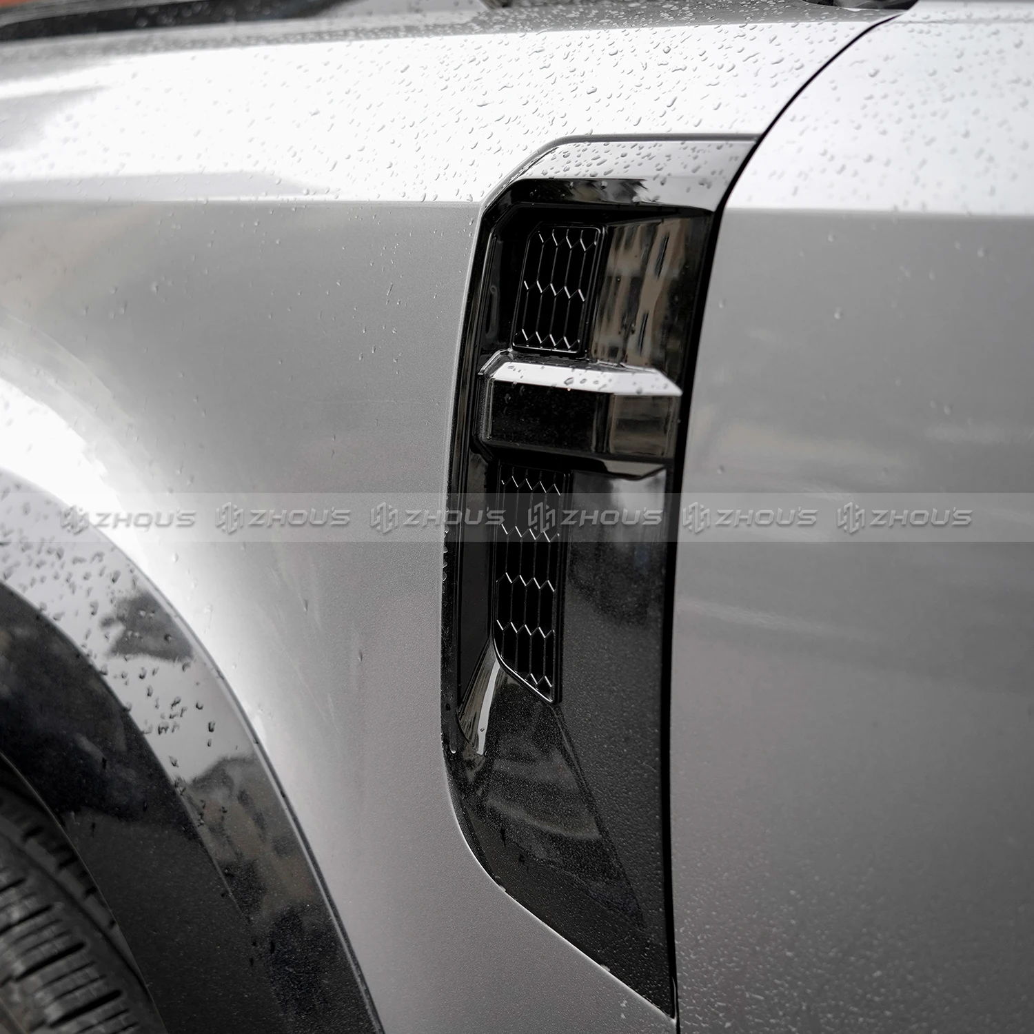 100% Dry Carbon Defender 2020 Car Sguard Machine Outlet Cover Exterior Trim Ide Air Fender Vent Grille
