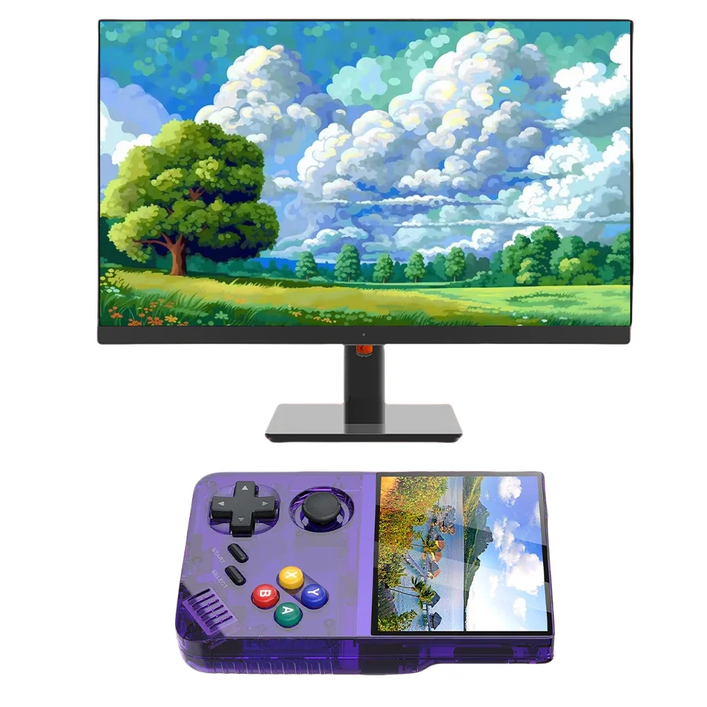 M19 Gaming Handheld Simulation Kids 3.5 Inch 4K Hd Ips Screen Portable Retro Video Game Console Gifts For Children