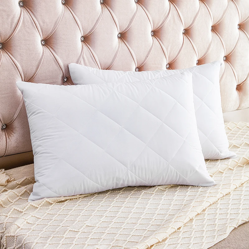 100% Waterproof Pillow Protector With Zipper Closure Zipped Quilted Pillow Cases