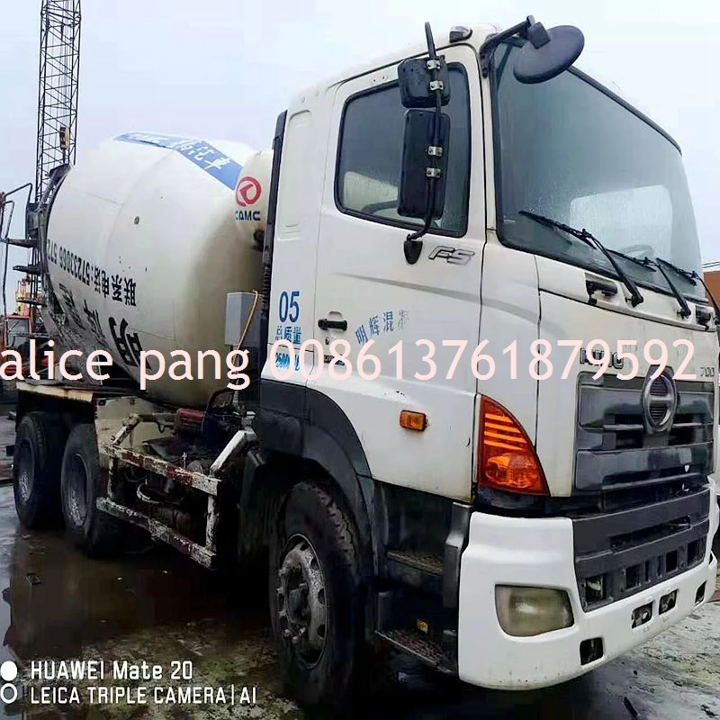 
10 cubic meters Japan hino 700 concrete mixer truck 