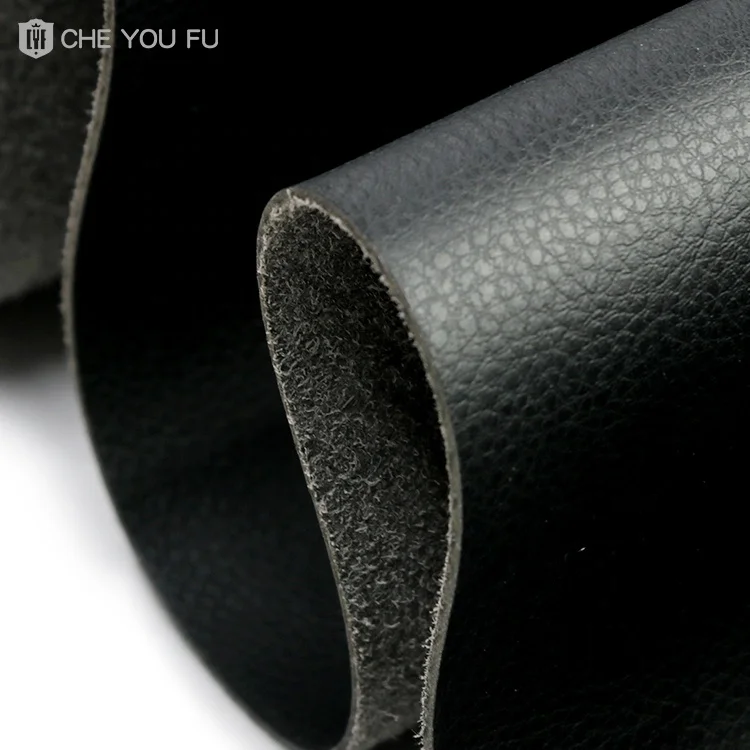  In Stock Ready To Ship Black Nappa Skin Thin Leather Fabric High