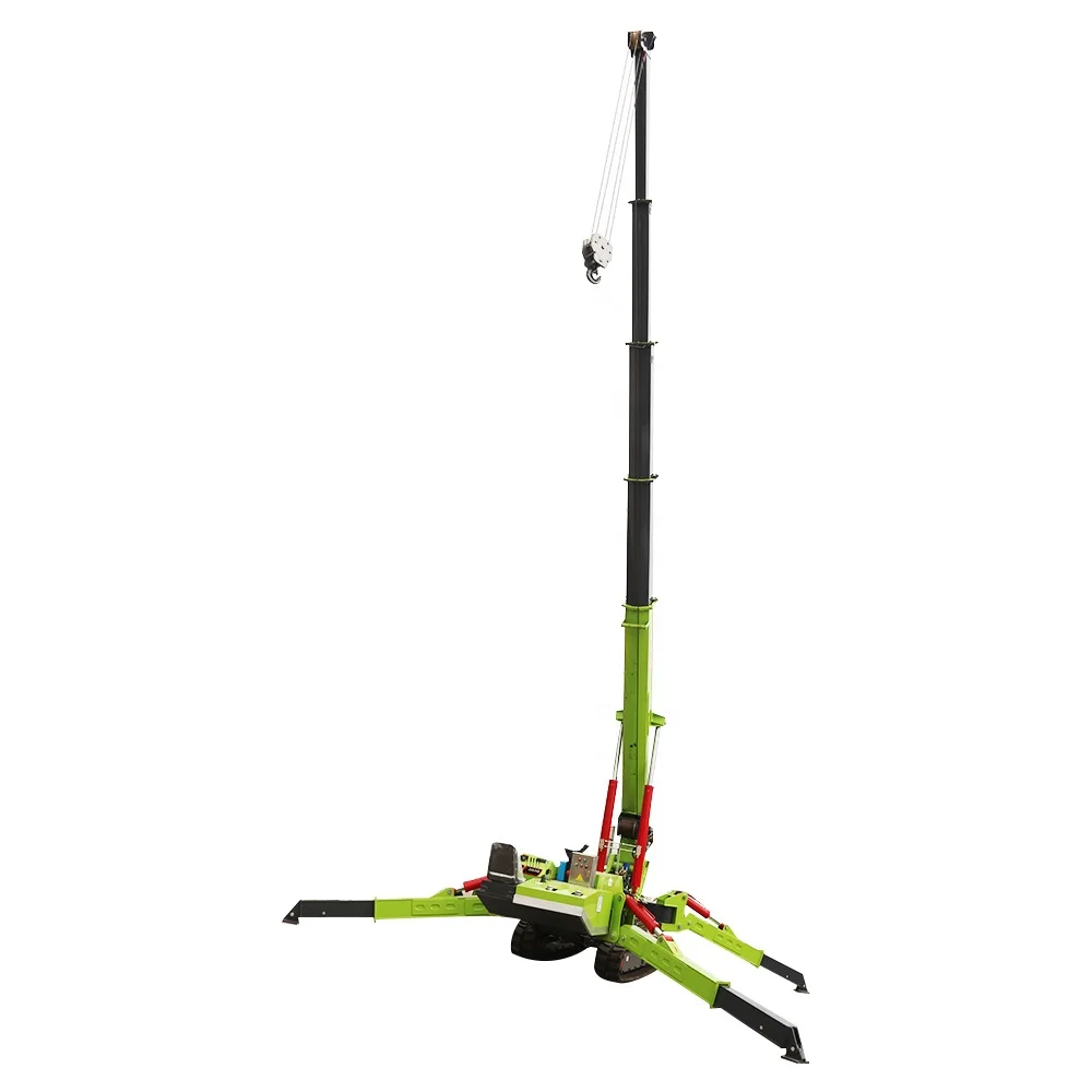 Safety 8ton ZM Crane Heavy Mobile Lifting Spider Crawler Mobile Spider Crawler Lift Hydraulic Crane For Sale