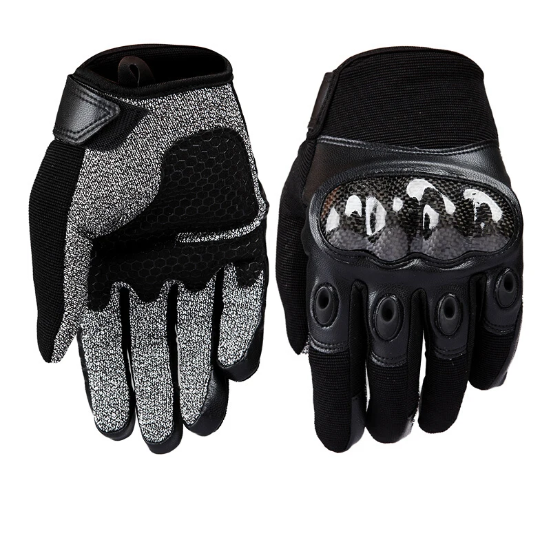 Anti- Cut Level 5A Protection Miliary Combat Gloves Hard Knuckle Shell Cut Resistant Outdoors Riding Cycling Tacical Glove