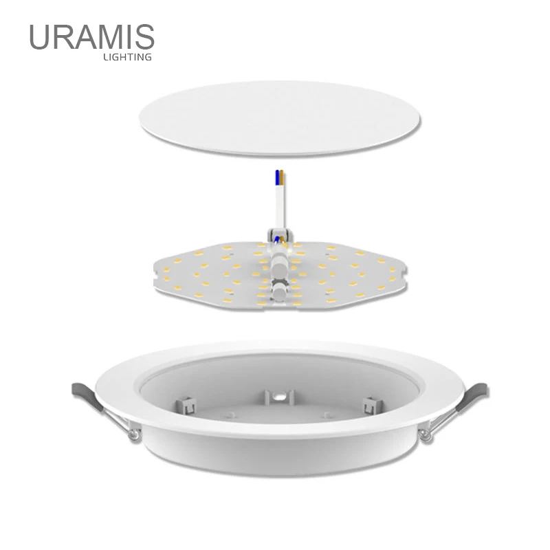 New indoor lights ETL ultra slim surface 60*60 square round 4 5 6 inch 5w 7w 9w downlight recessed light panel lamp