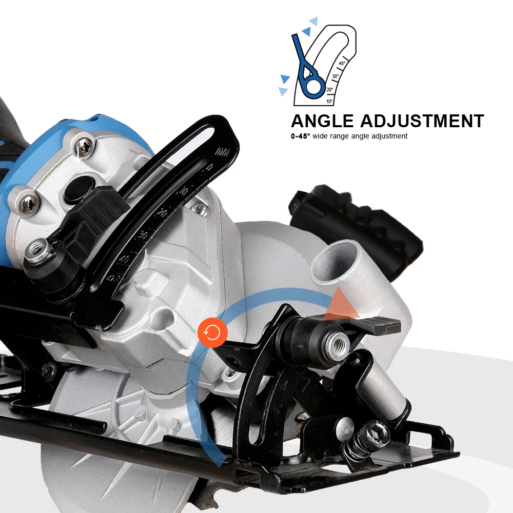 20V Cordless Brushless 4-1/2 In. Mini-circular Saw