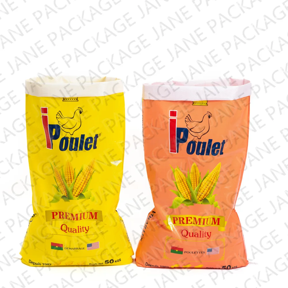 Jane package 50kg pp woven bags custom plastic polyethylene sack