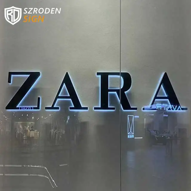 Hot-selling 3D letter shop signs luminous building customized business signs and logo outdoor storefront LED letters