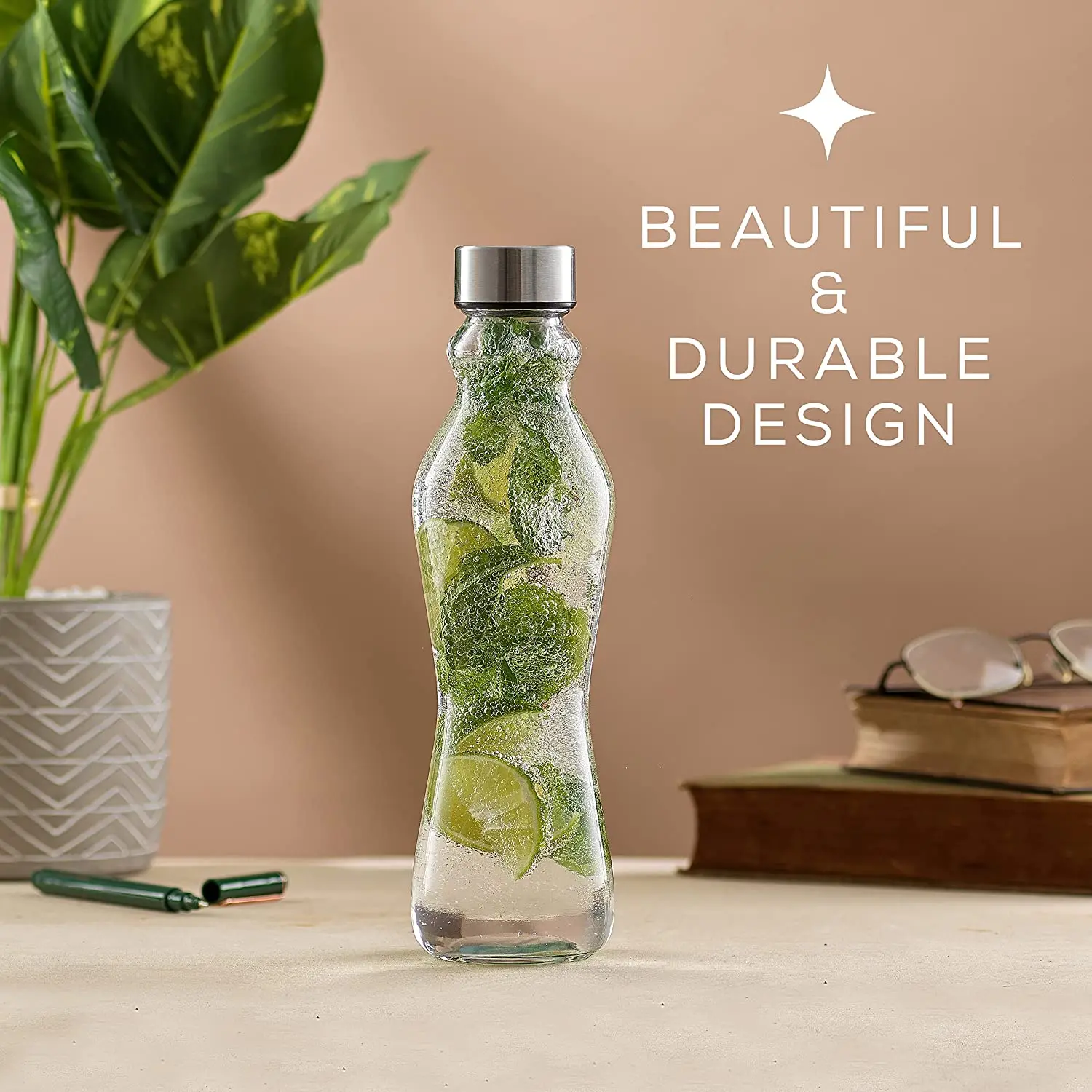 New Arrival Factory Direct Sale Clear Empty Customize Logo Shape Glass Juice Milk  Bottle with Cap