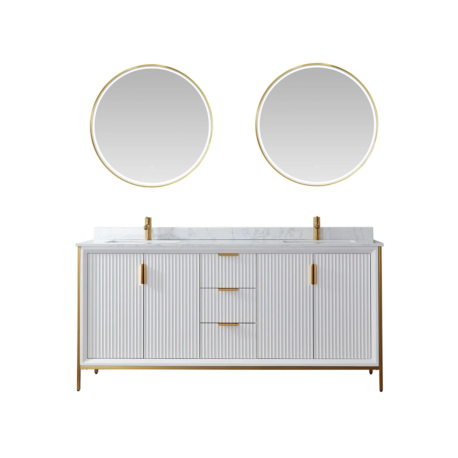72 inch luxury bathroom furniture factory direct vanity cabinet