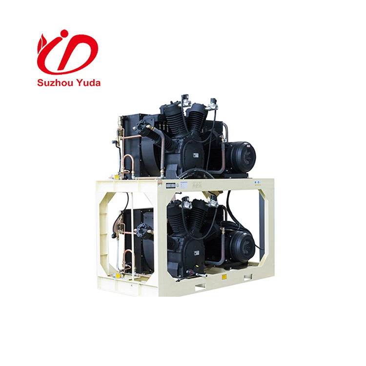 SUZHOU YUDA used diving compressor Booster 350CFM 580PSI 40HP