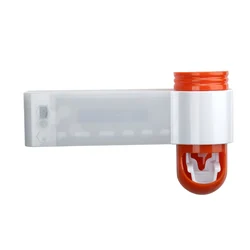 Bathroom accessory set uv disinfect toothbrush case automatic toothpaste dispenser with uv sterilizer