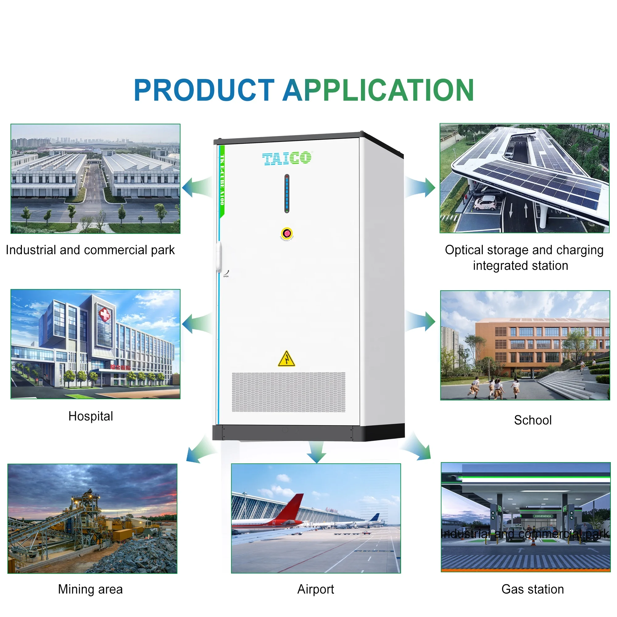 Solar battery 50kw 100kw 500kw energy storage system commercial industrial 50kwh 60kwh 100KWh 200kwh lifepo4 batteries