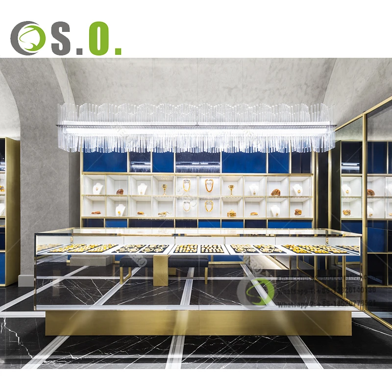 Ювелирные изделия выставлены стенд ювелирный магазин античный дизайн изображения дисплей башня для ювелирных