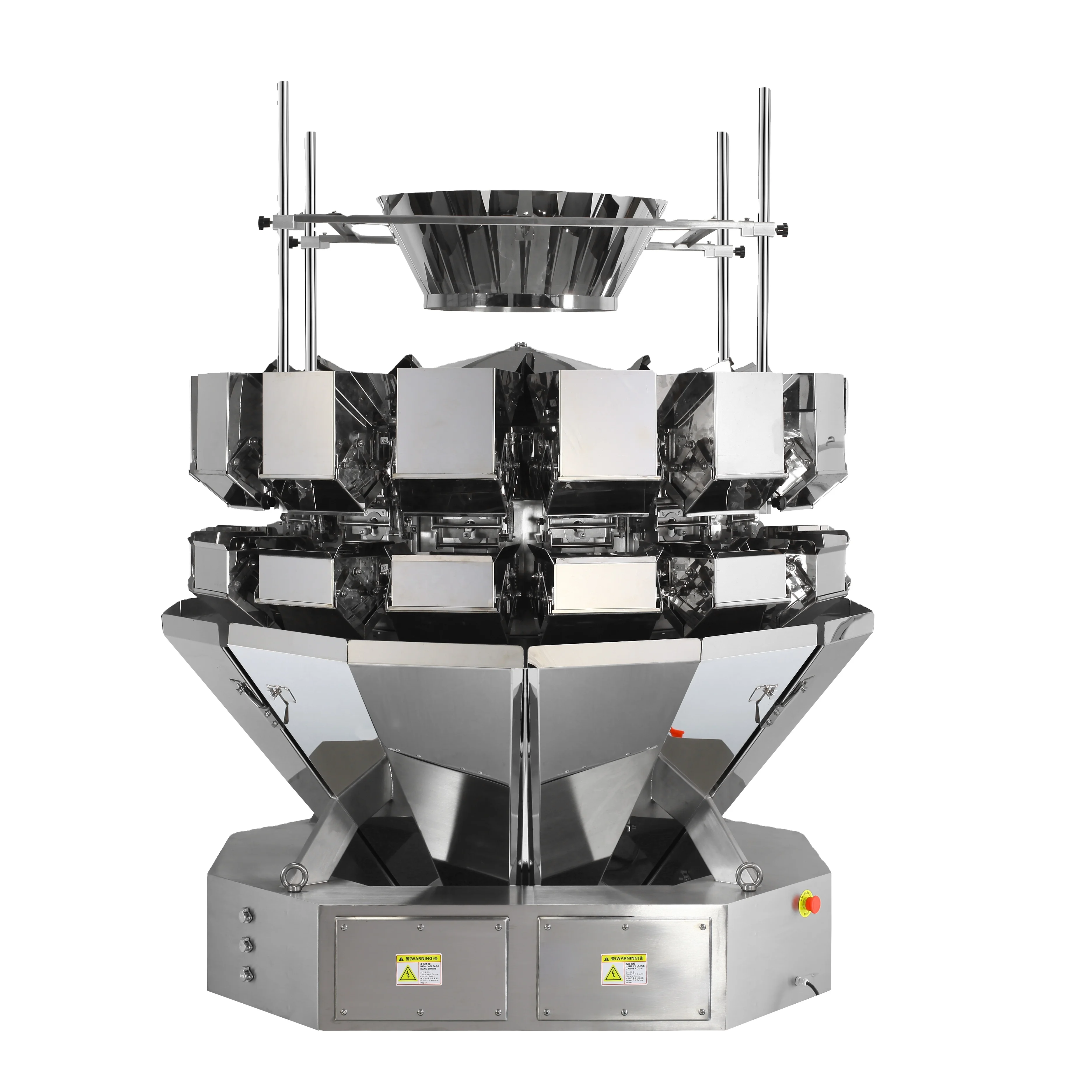High Speed Automatic Chocolate Candy Nuts Weighing 100g 150g 200g Weighing 10/14/20 Heads Multihead Weigher Packing Machine