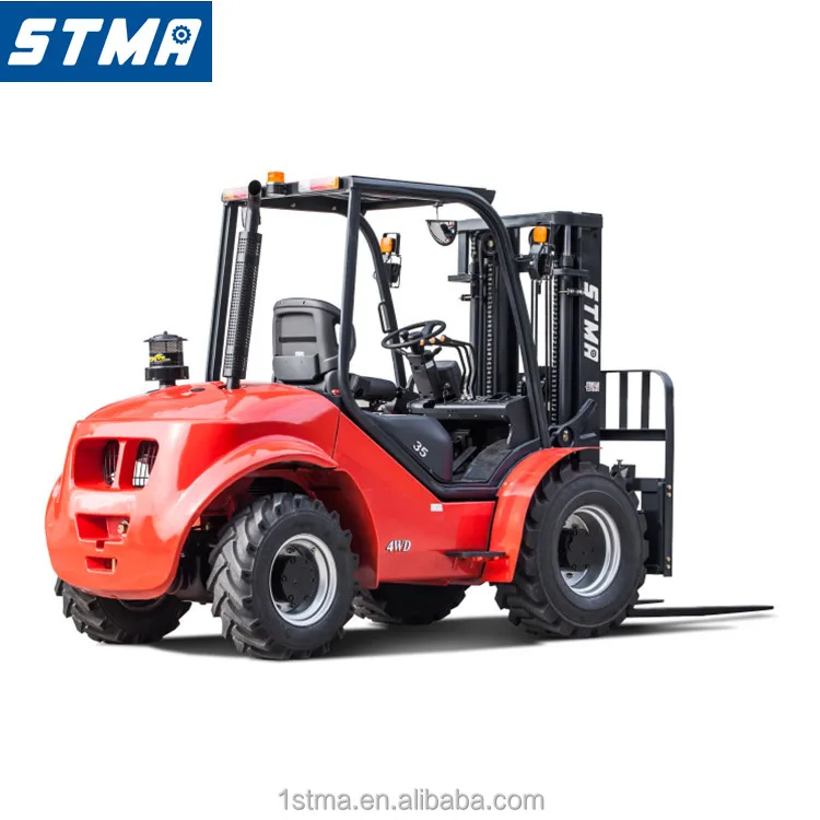 Вилочный погрузчик повышенной проходимости STMA 2.5tn 2,5 тонны 4x4 с двигателем Mitsubishi S4S Euro3