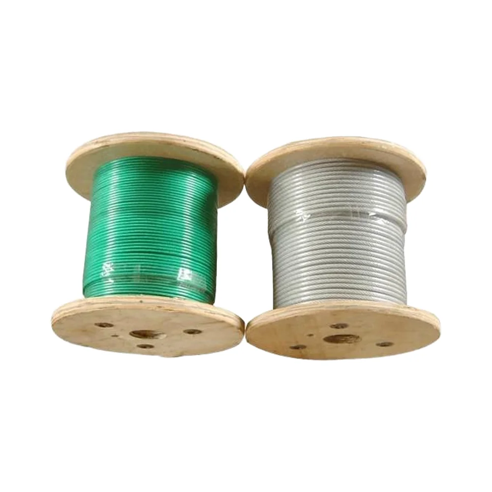 PVC-Coated Steel Cable Wire Rope Tents Reel Coil Customizable Processing Service Cutting