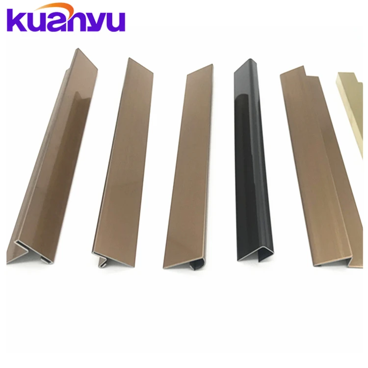 Gold Floor Transition Strips Flexible Carpet  Floor Stainless Steel Transition Strip