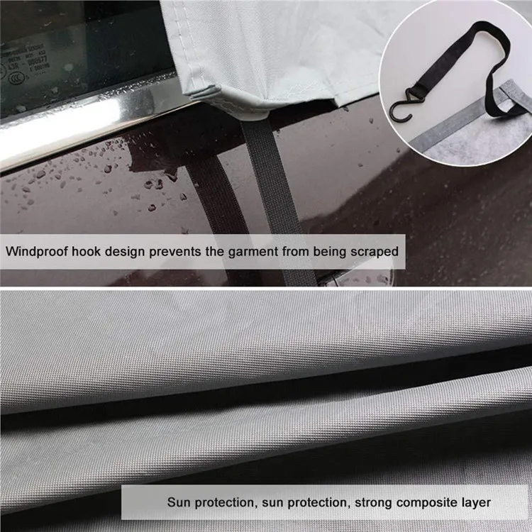 PEVA material car windscreen protector wiht side mirror covers
