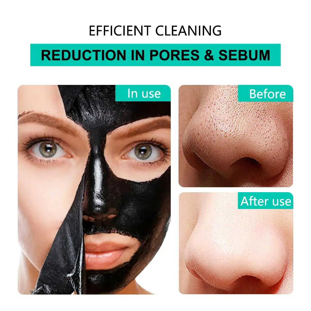 OEM ODM Bamboo charcoal Black Head Remover With Chamomile Extract Deep Tighten And Cleansing Pore Facial Mask Reduce Black Head