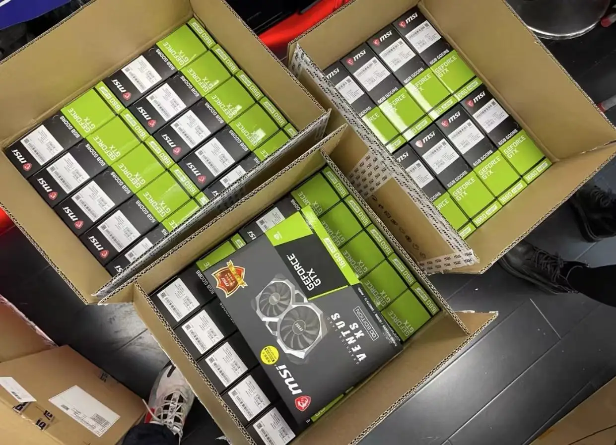 Used Msi Original Geforce Gtx1660 Super 2x Used  Video Card 6gb Gddr6 Gpu 192bit Game