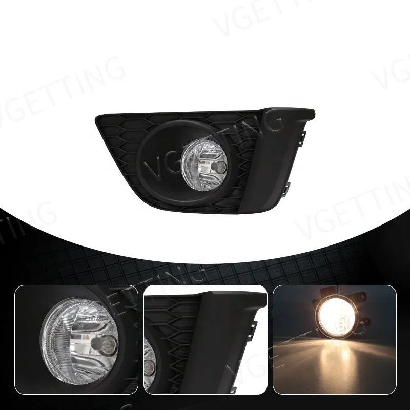 12V Auto Parts Fog Lights Front Bumper Car Auto Driving Lamp Fog Light for Honda Fit/Jazz 2014 2015 2016 2017