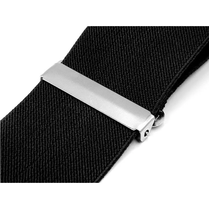5cm Heavy Duty Suspenders Durable Adjustable Y clip on Trouser Braces Elastic Suspenders For Men