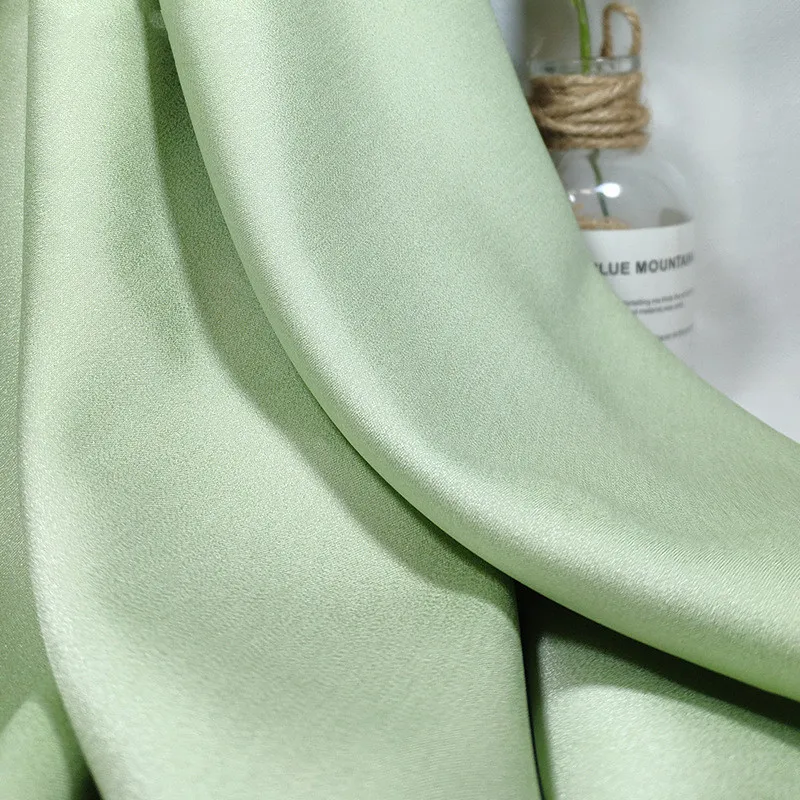 75D*120D 100% viscose Woven Fabric luxury silk hair head turbans scarfs fabric Comfortable viscose Fabric