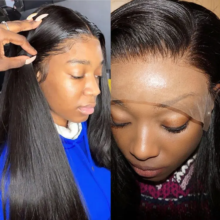 
 Парики из человеческих волос на сетке 150%, 180% плотность, HD, для черных женщин, оптовая продажа, бразильские натуральные волосы, прозрачный парик на сетке спереди  