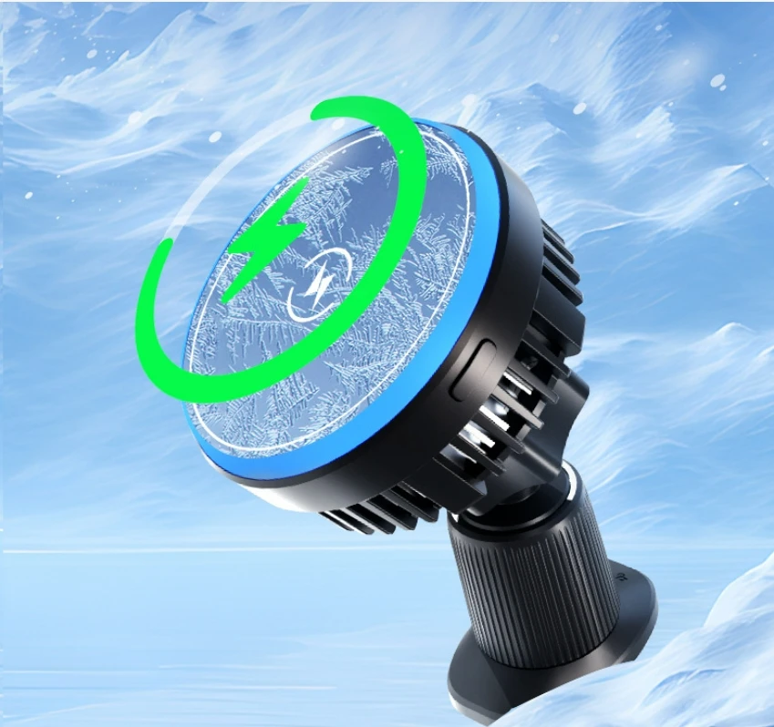 Intelligent chip Wireless charging Color light Semiconductor refrigeration Luminous LOGO Universal stand wireless charging