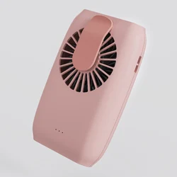 Factory Wholesale 2020 USB Mini Fan 2000mAh Rechargeable Portable Hanging Neck Waist Air Cooler Cooling Fan For Summer