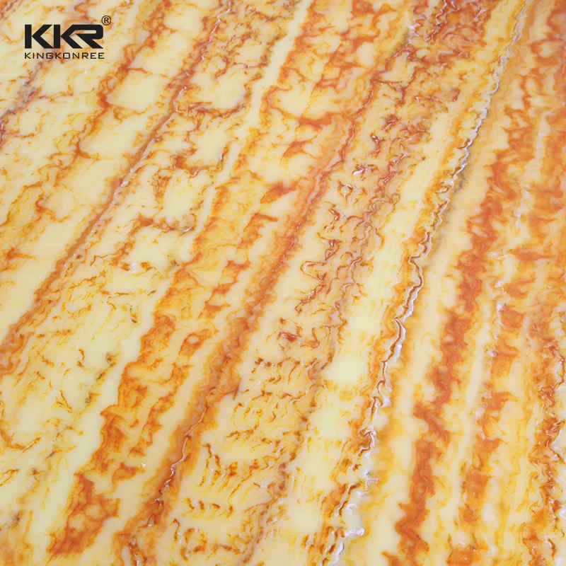 Solid Surface Translucent Sheet For Wall Decoration Big Size Stone Wall Panel Acrylic Resin Solid Surface Sheet