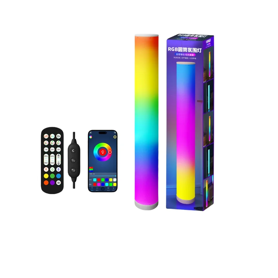 New Style Smart APP Music Rhythm Light LED Desktop Atmosphere Light RGB Night Light for Game TV Background Wall Bedroom Decor