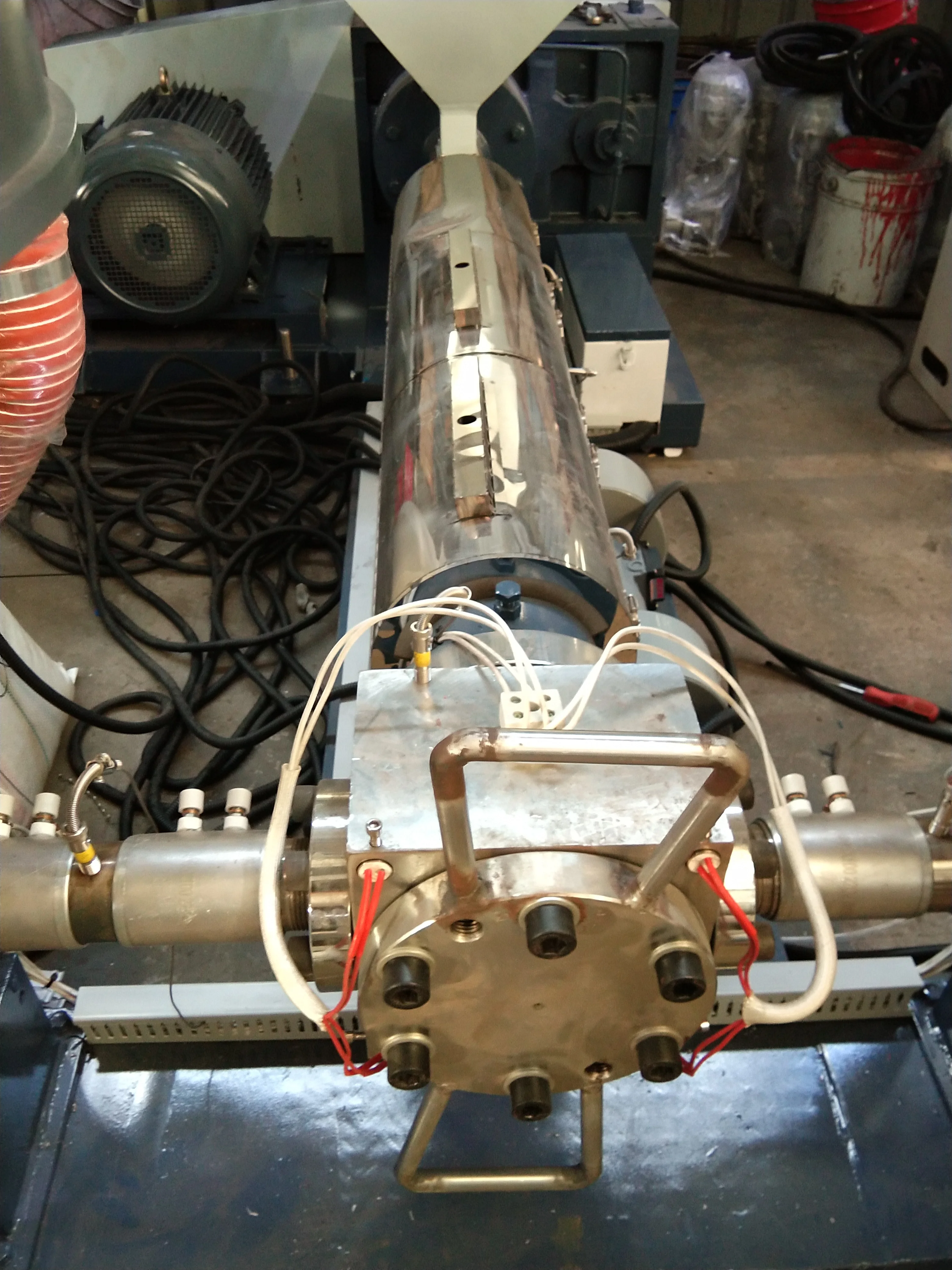 SS-H2 High Output Double Extruder Hdpe/Ldpe Plastic Film Extrusion Blown Machine