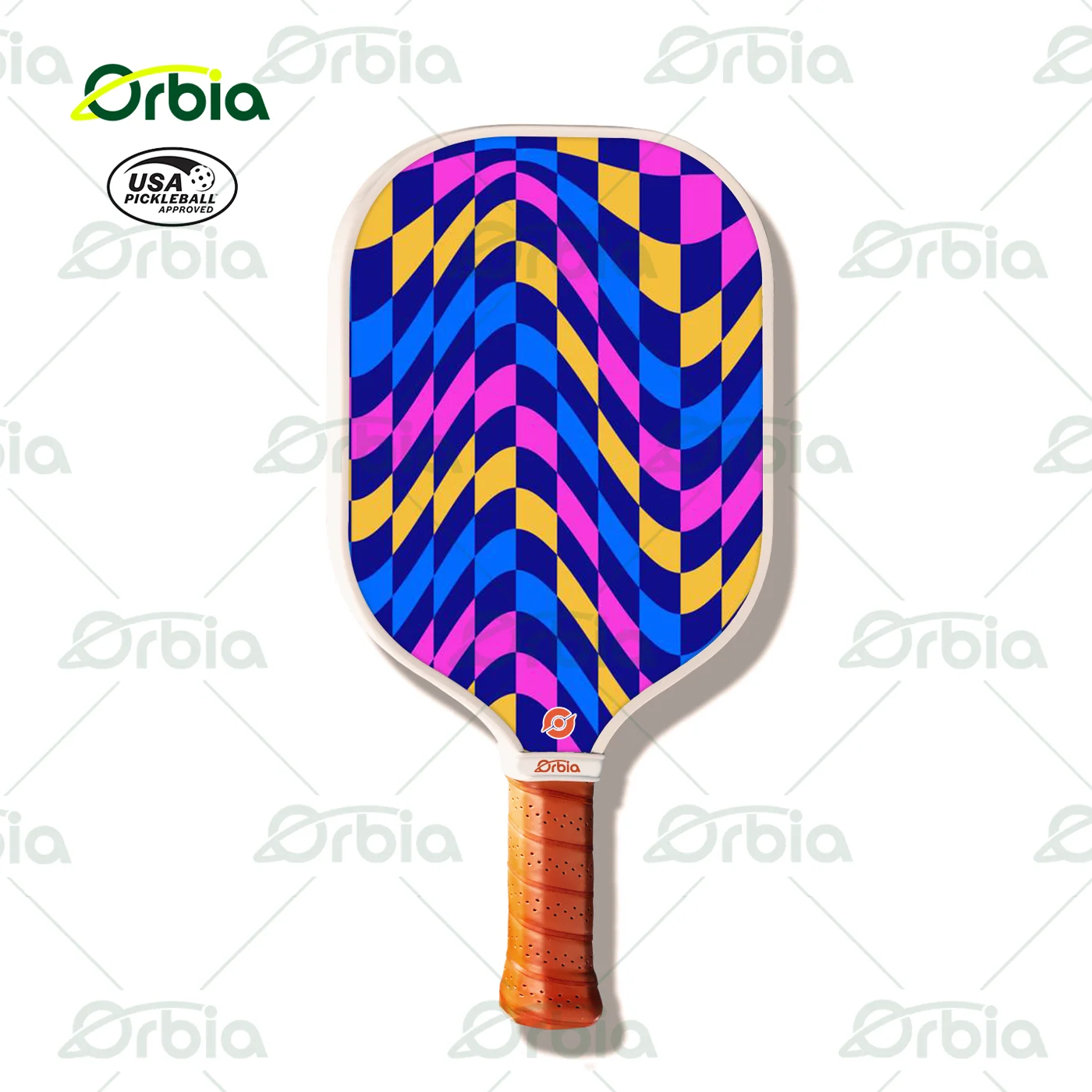 Orbia Sports Customized Design Honeycomb Graphite 13mm 16mm Thickness Full Raw Carbon Fiber Pickleball RacketsPaddle