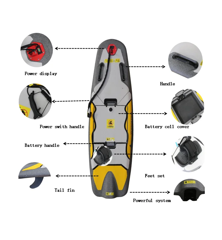 Vicking Surfing Jet Board efoil Motor Electric Jet Power Surfboard Hydrofoil Surf Body Board gas powered ski board motor