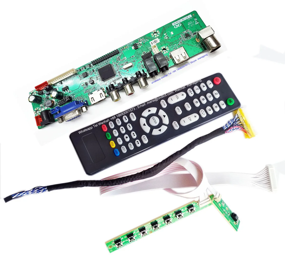 Universal firmware  V56 HDV56R-AS AL CND Jumper selecting resolution TV Card motherboard mainboard board