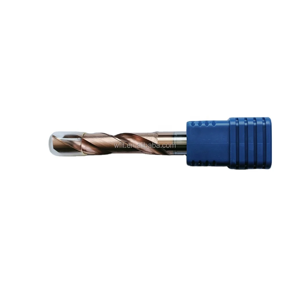 CNC Solid Carbide Drill Bit External Coolant Twist Drills For Steel